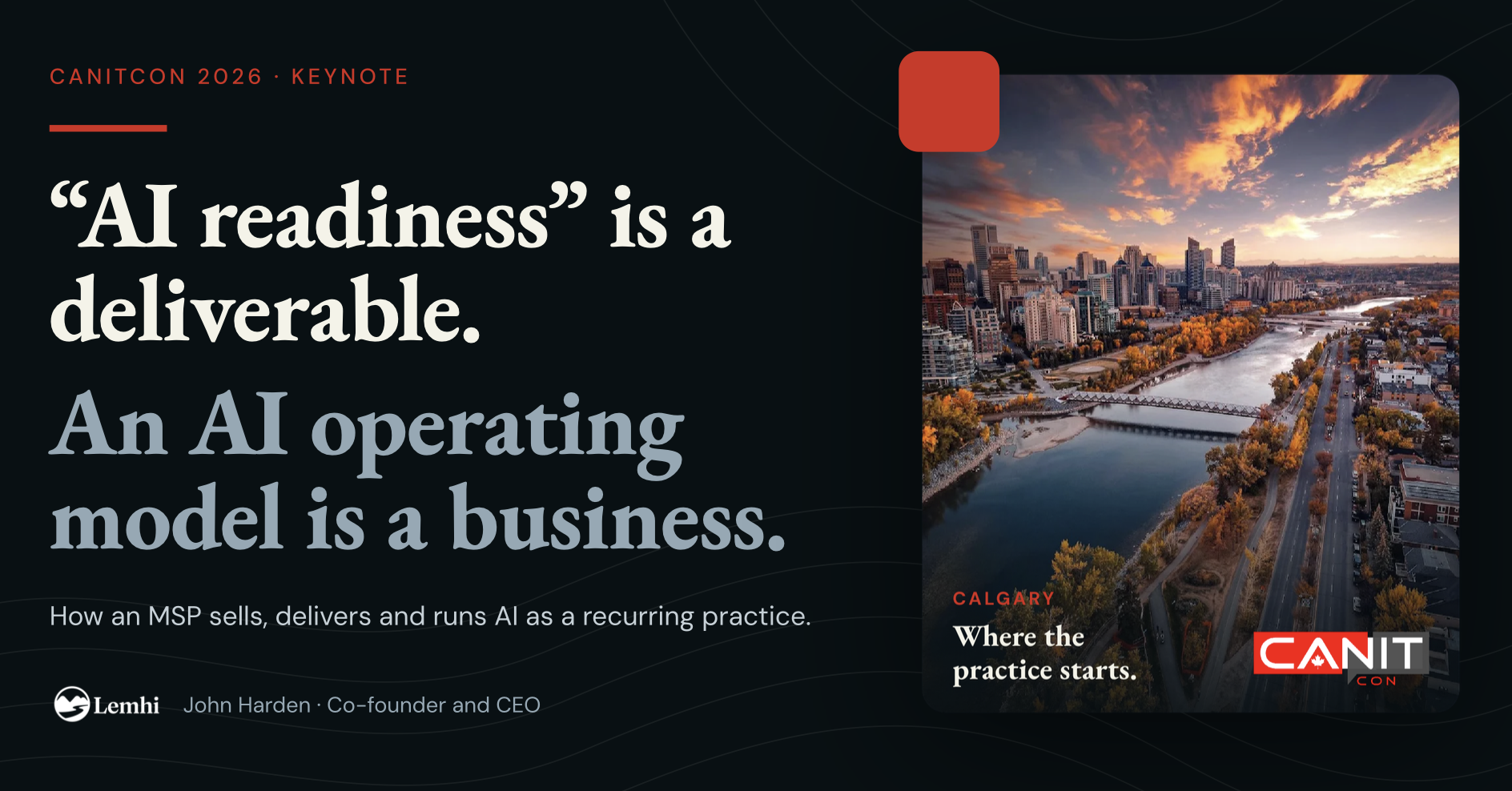 Cover slide for Nobody Buys “AI Readiness.” Everybody Needs an AI Operating Model.